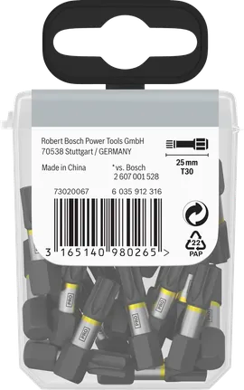 PRO Torx slagschroefbit T30, 25 mm