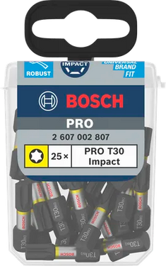 Bit T30 - 25 mm - 25st