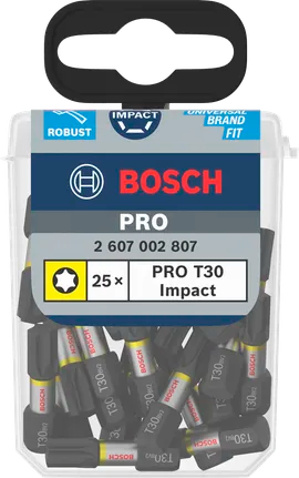 PRO Torx slagschroefbit T30, 25 mm