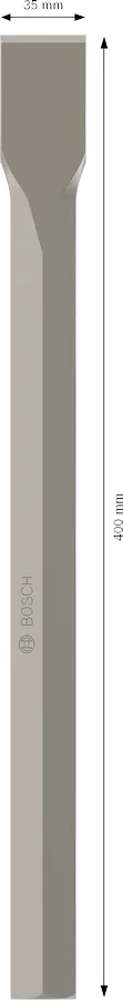 Bosch PRO HEX 28-4C platte beitel 35 × 400 mm