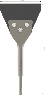 PRO SDS plus Floor Scraper Vloerschraper