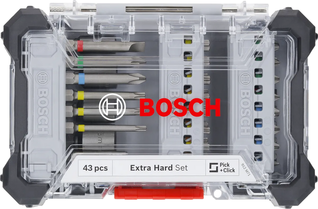 Bosch Extra Hard Schroefbitset, 43-delig