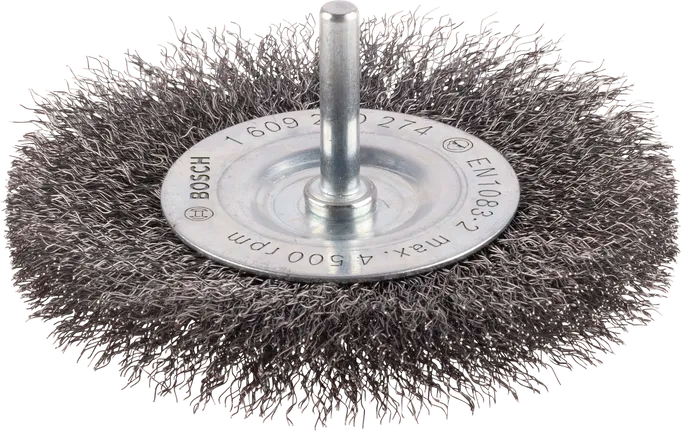 PRO Metal Clean Schijfborstel Rechte Schacht 100 x 0,2 mm