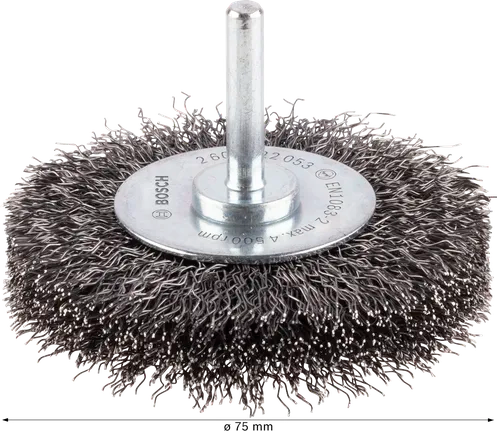 PRO Metal Clean Schijfborstel Rechte Schacht 75 x 0,3 mm