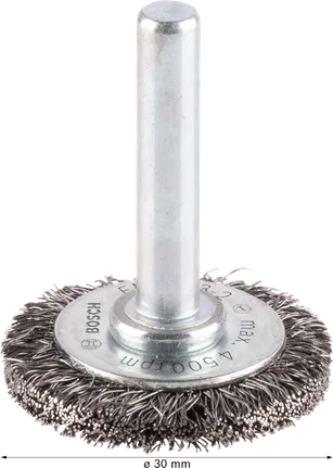 PRO Metal Clean Schijfborstel Rechte Schacht 30 x 0,2 mm