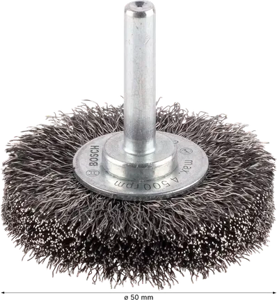 PRO Metal Clean Schijfborstel Rechte Schacht 50 x 0,2 mm