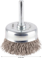 Bosch PRO RVS Reinigingskomborstel, rechte schacht&nbsp;