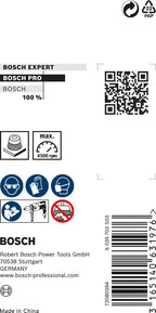 Bosch PRO RVS Reinigingskomborstel, rechte schacht&nbsp;