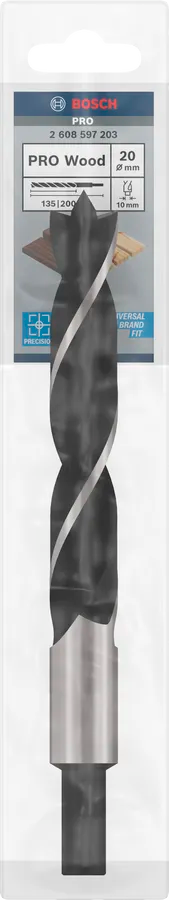 Bosch PRO Wood Boor 20 x 140 x 200 mm