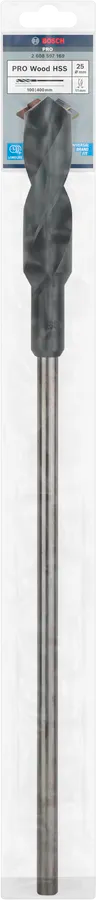 PRO Wood HSS Installatieboor 25 x 100 x 400 mm