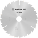 Bosch PRO Wood cirkelzaagblad 216 x 2 x 30 mm, T24