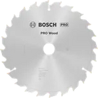 Bosch PRO Wood cirkelzaagblad, 254 x 2 x 30 mm, T24