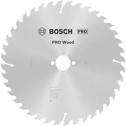 Bosch PRO Wood Cirkelzaagblad – 254 x 2,8 x 30 mm, T40