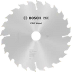 Bosch PRO Wood cirkelzaagblad, 230 x 2,8 x 30 mm, T24