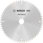 Bosch PRO Wood cirkelzaagblad, 250 x 3,2 x 30 mm, T60