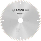Bosch PRO Wood cirkelzaagblad, 250 x 3,2 x 30 mm, T80