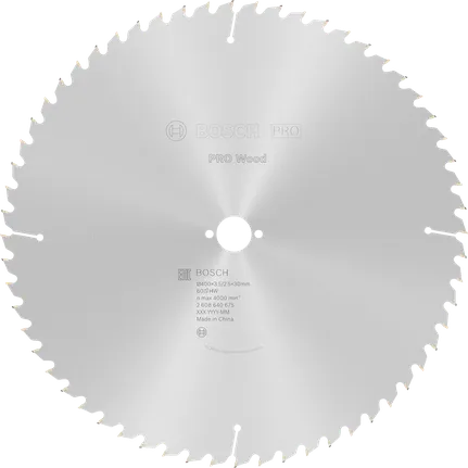 Bosch PRO Wood Cirkelzaagblad 400 x 3,5 x 30 mm, T60