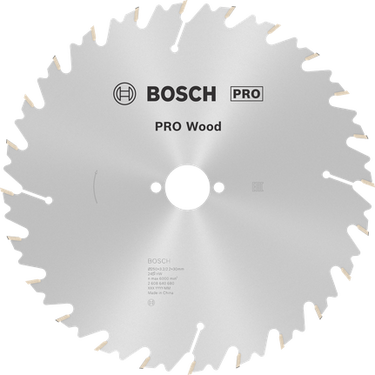 Bosch PRO Wood Cirkelzaagblad 250 x 3,2 x 30 mm, T24