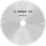 Bosch PRO Wood cirkelzaagblad, 250 x 3,2 x 30 mm, T60