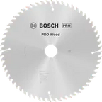 Bosch PRO Wood cirkelzaagblad, 250 x 3,2 x 30 mm, T60