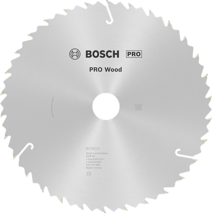 Bosch PRO Wood cirkelzaagblad, 235 x 2,4 x 30 mm, T30