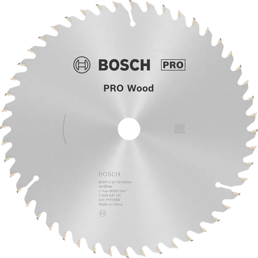 Zaagblad Wood - 184 mm x 16 mm x 48T