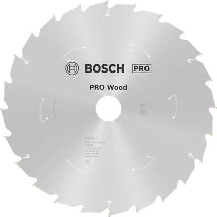 PRO Wood Cordless Cirkelzaagblad 254 x 2,2 x 30 mm T24