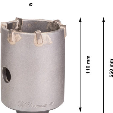 PRO SDS plus-5 Core Cutter 50 x 50 x 72 mm