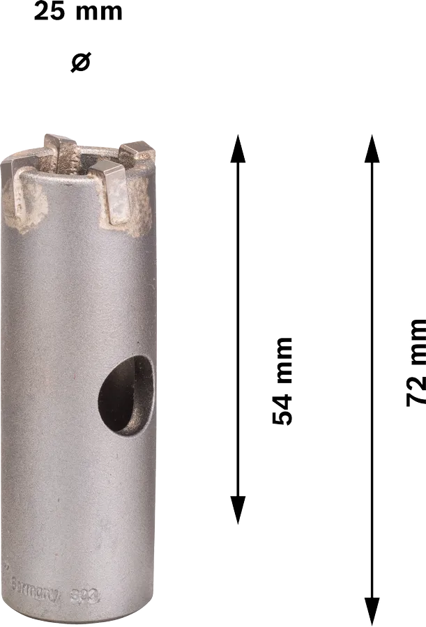 PRO SDS plus-5 Core Cutter 25 x 50 x 72 mm