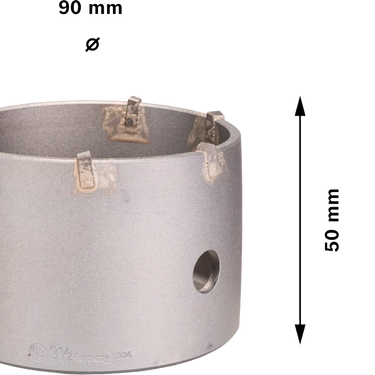 PRO SDS plus-5 Core Cutter 90 x 50 x 72 mm