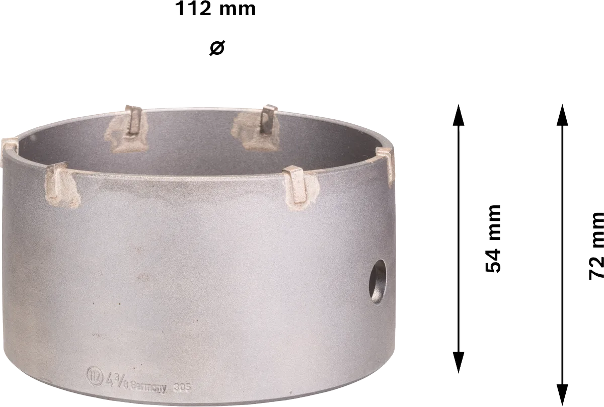 PRO SDS plus-5 Core Cutter 112 x 50 x 72 mm