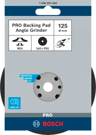 PRO Steunpad Zacht 125 mm M14