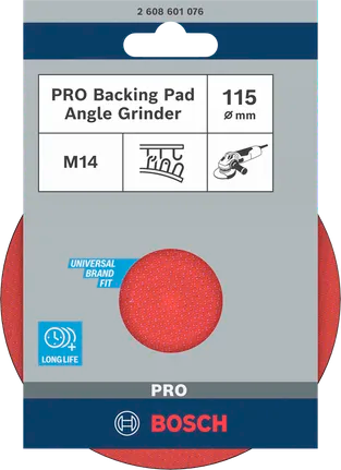 PRO Backing Pad 115 mm M14 Klittenband