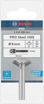PRO Steel HSS Verzinkboor, 8 x 48 mm, M4