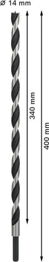 Houtboor 14 mm x 340 mm