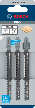 PRO Wood Precise T144DP Decoupeerzaagblad