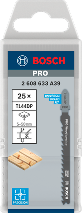 PRO Wood Precise T144DP Decoupeerzaagblad
