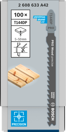 PRO Wood Precise T144DP Decoupeerzaagblad