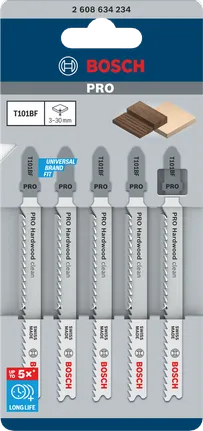 PRO Hardwood Clean T101BF Decoupeerzaagblad