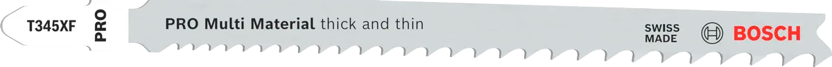 Bosch PRO Multi Material thick and thin T345XF Decoupeerzaagblad