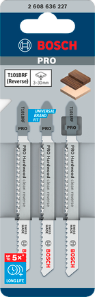 PRO Hardwood Clean Reverse T101BRF decoupeerzaagblad