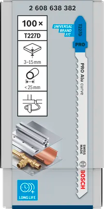PRO Alu Curve T227D Decoupeerzaagblad