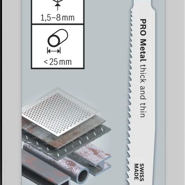 Decoupeerzaagblad Metal Thick and Thin - T123XF - 100 mm