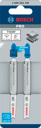 PRO Metal Thick and Thin T123XF Decoupeerzaagblad