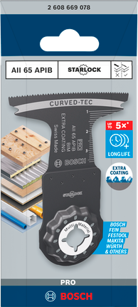 PRO AII 65 APIB Multitool zaagblad, 65 x 40 mm