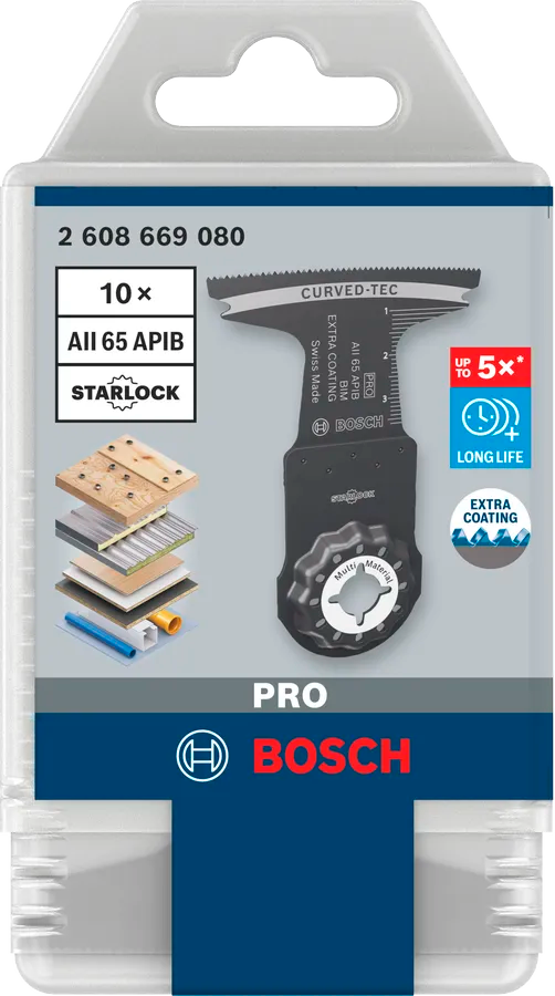 Bosch PRO AII 65 APIB invalzaagblad – 10 stuks
