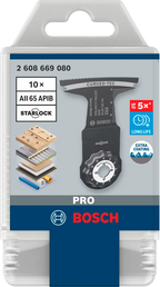 Bosch PRO AII 65 APIB invalzaagblad – 10 stuks