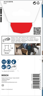 Bosch PRO AII 65 BSPIB Multitool Zaagblad 65 x 40 mm