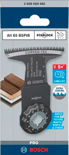 Bosch PRO AII 65 BSPIB Multitool Zaagblad 65 x 40 mm