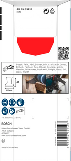 Bosch PRO AII 65 BSPIB Invalzaagblad 65 x 40 mm – 5 stuks